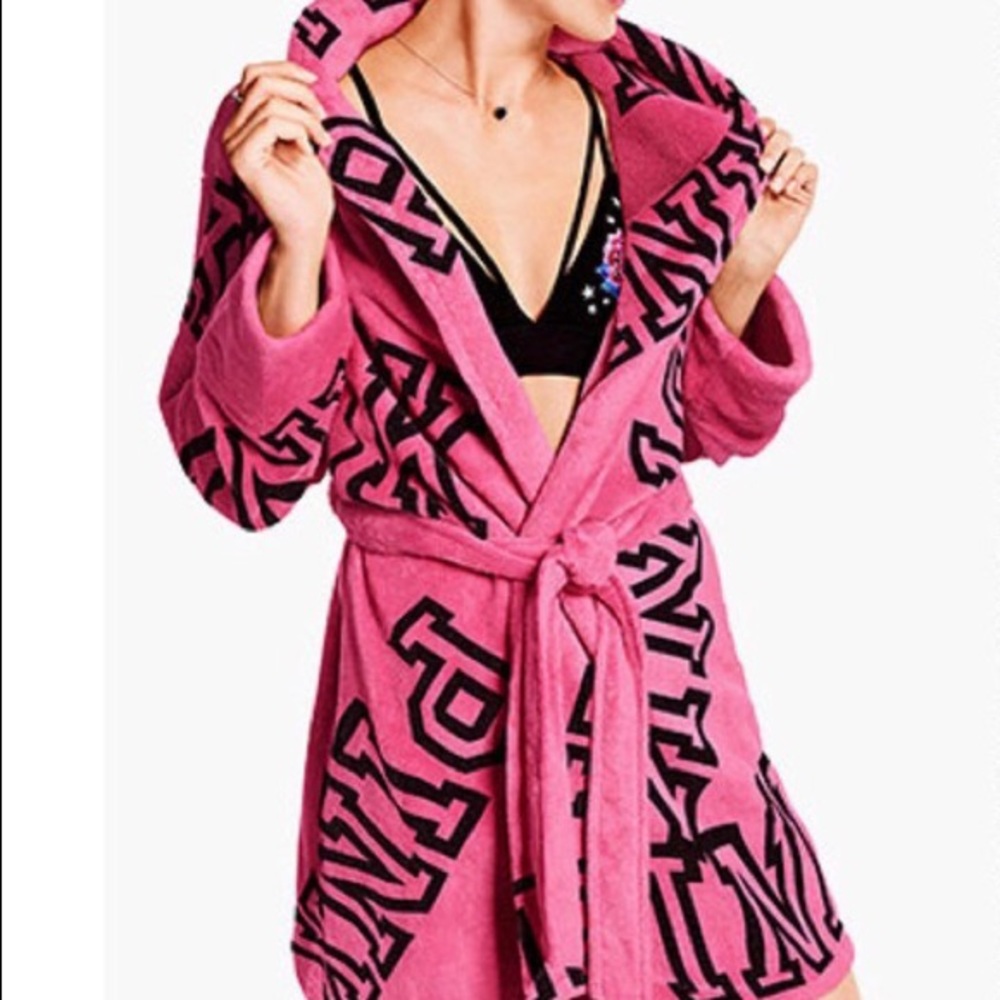 ✨SOLD✨ PINK Robe - Picture 2 of 2